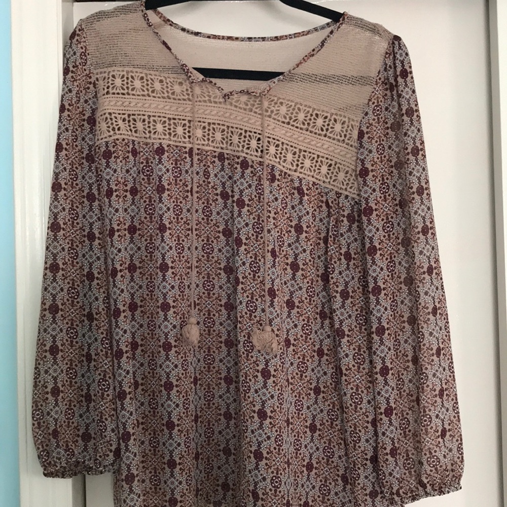 Tribal print blouse